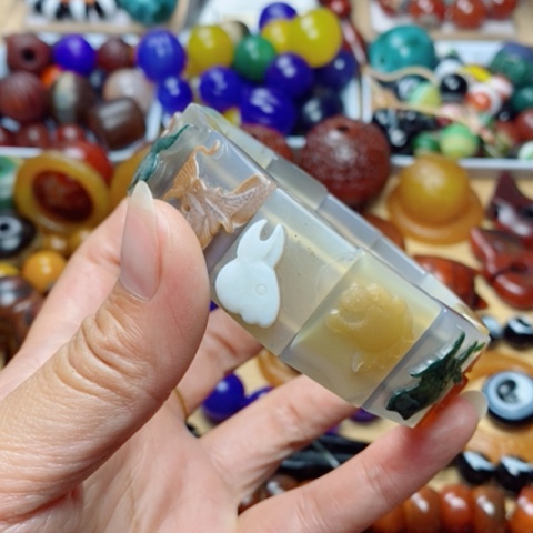 玛瑙/玉髓未镶嵌珠宝半成品永*華