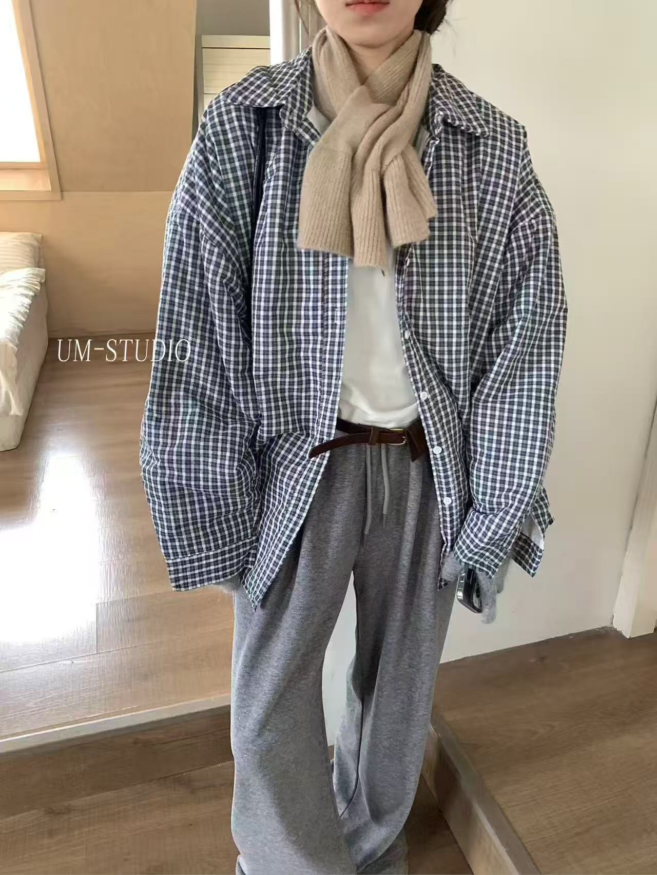 UM#619301#格子衬衣 FL