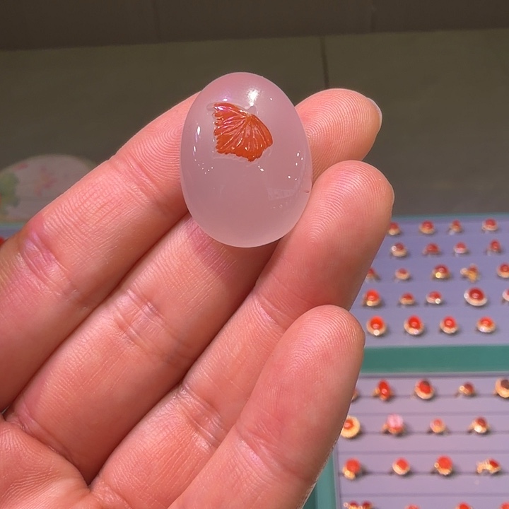 南红玛瑙未镶嵌颈饰