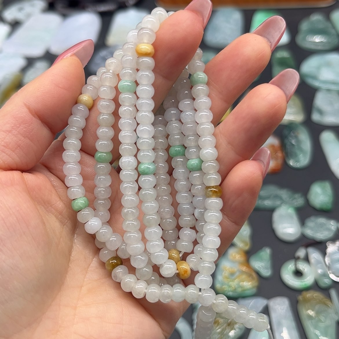 【闪购商品】翡翠颈饰未镶嵌珠链