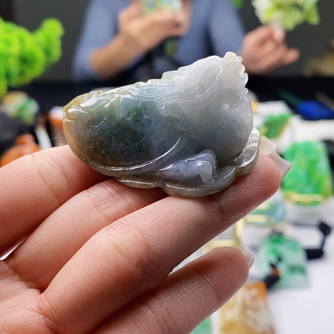 颈饰未镶嵌翡翠翡翠A货