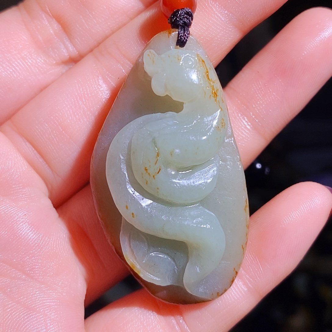 和田玉颈饰未镶嵌