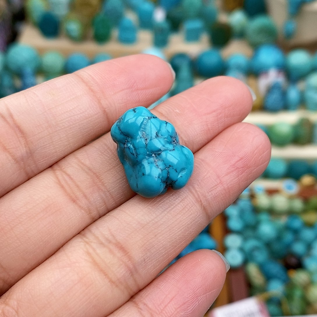 绿松石珠宝奇石未镶嵌