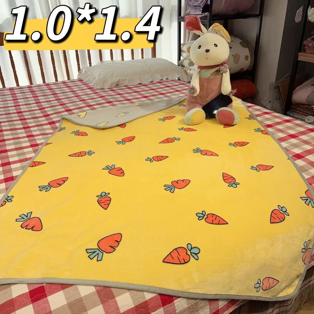 【粉丝专享】加厚午休毯空调懒人毯午睡毯多功能