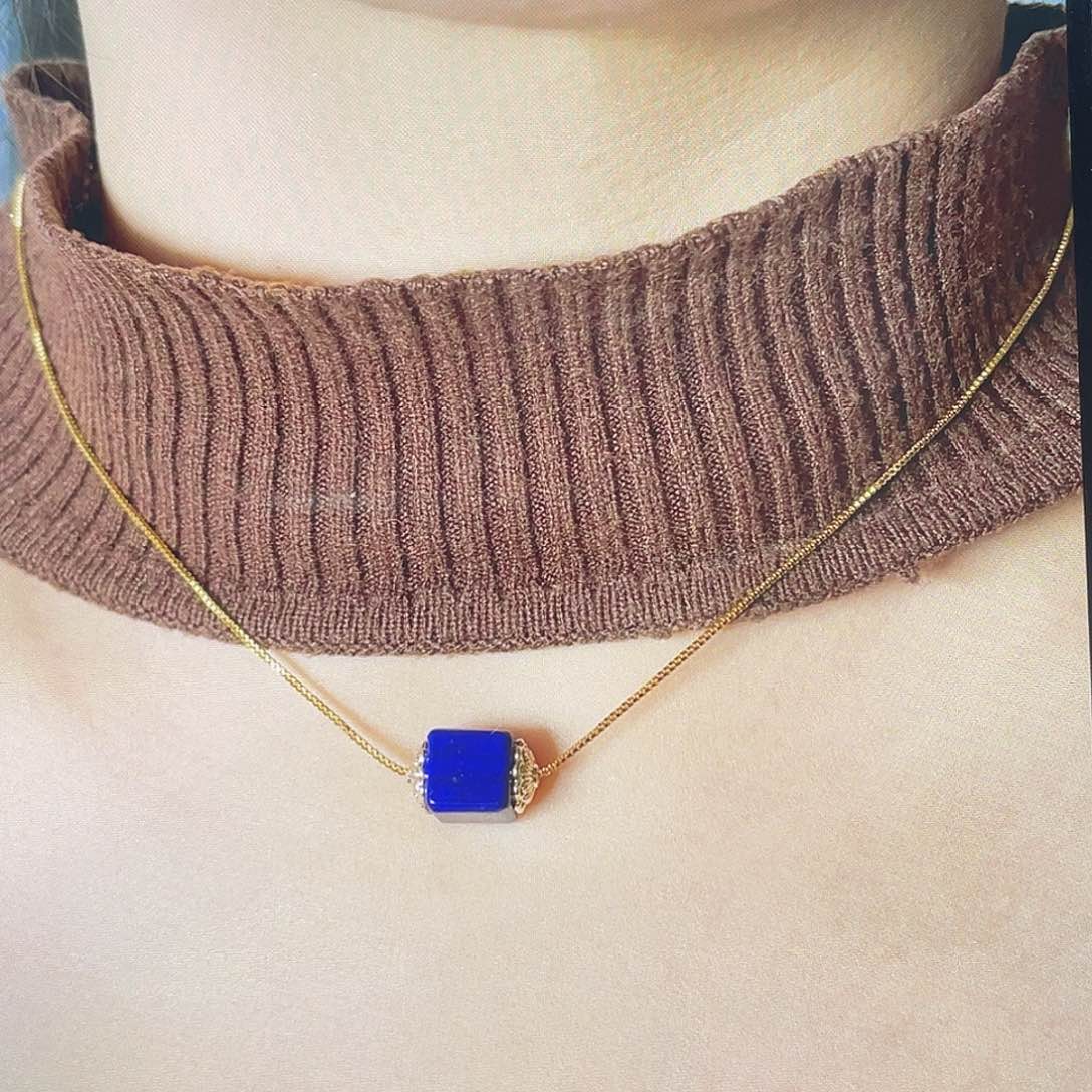 青金石方糖吊坠福利不做证书未镶嵌