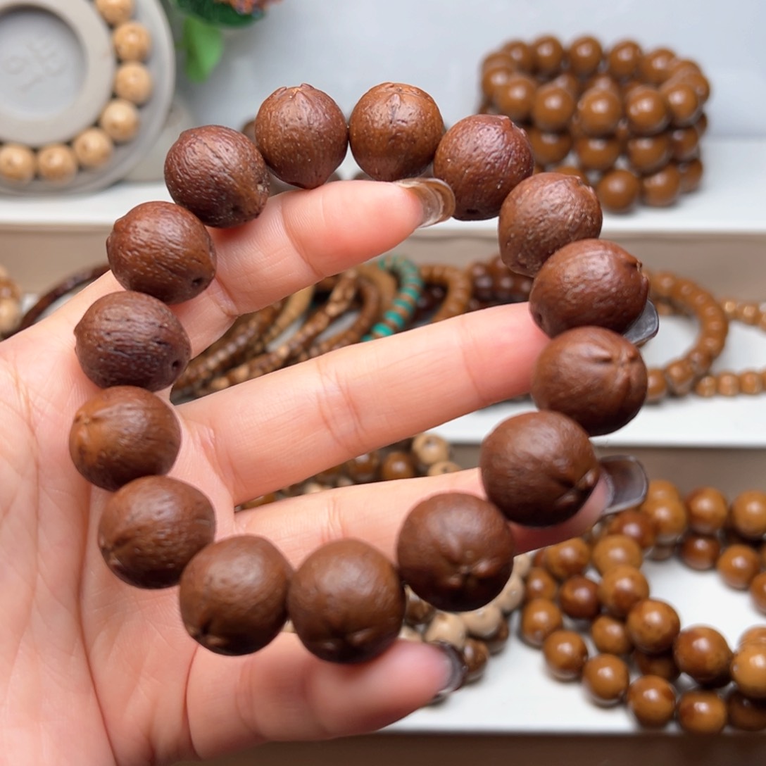 紫金鼠手串16精品原皮