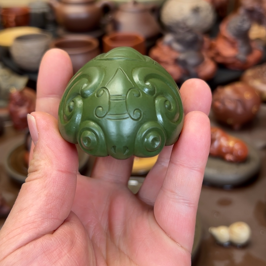 茶宠紫砂紫砂茶宠 微瑕