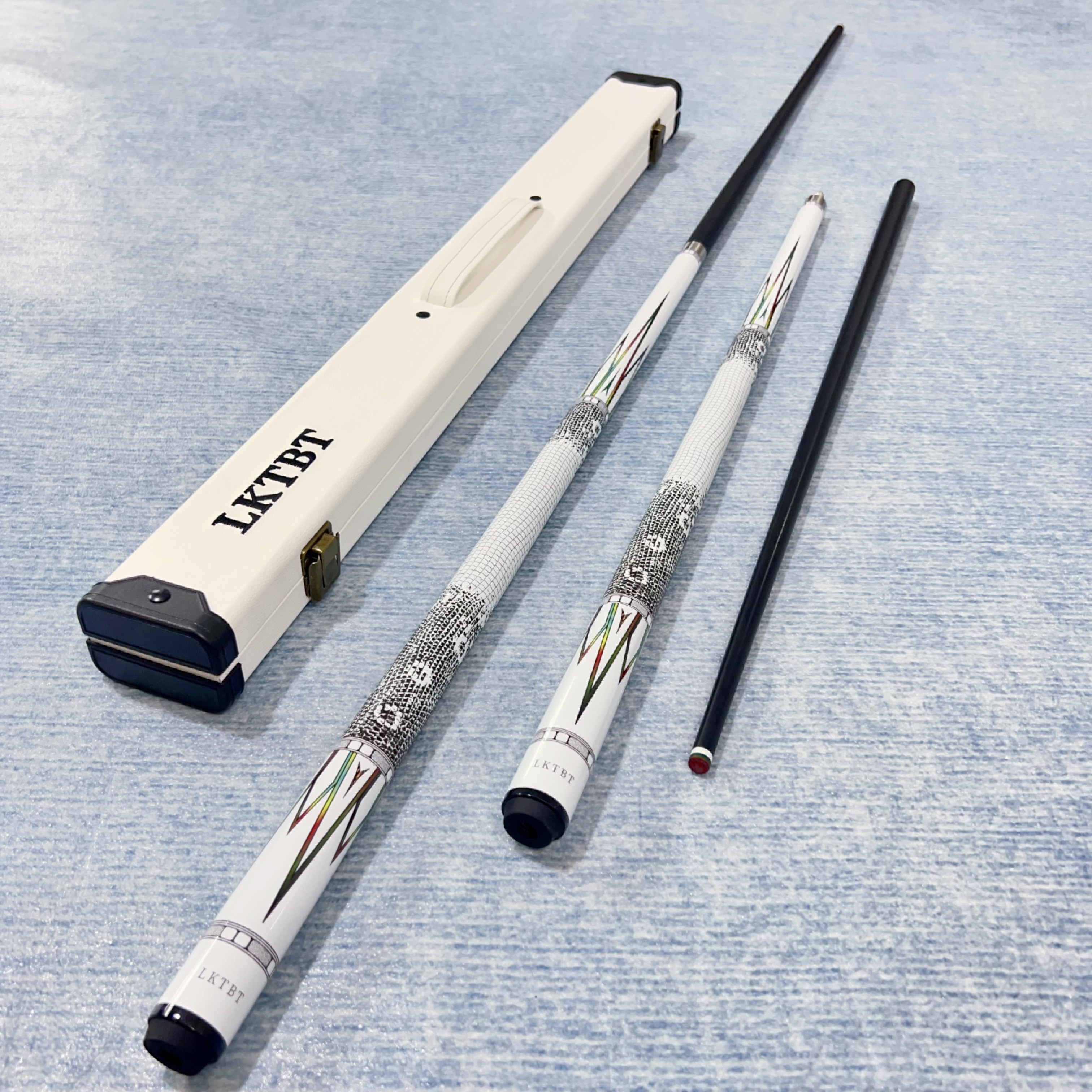 极光黑科技碳素纤维台球杆中式黑八小头杆九球中头杆大头杆桌球杆