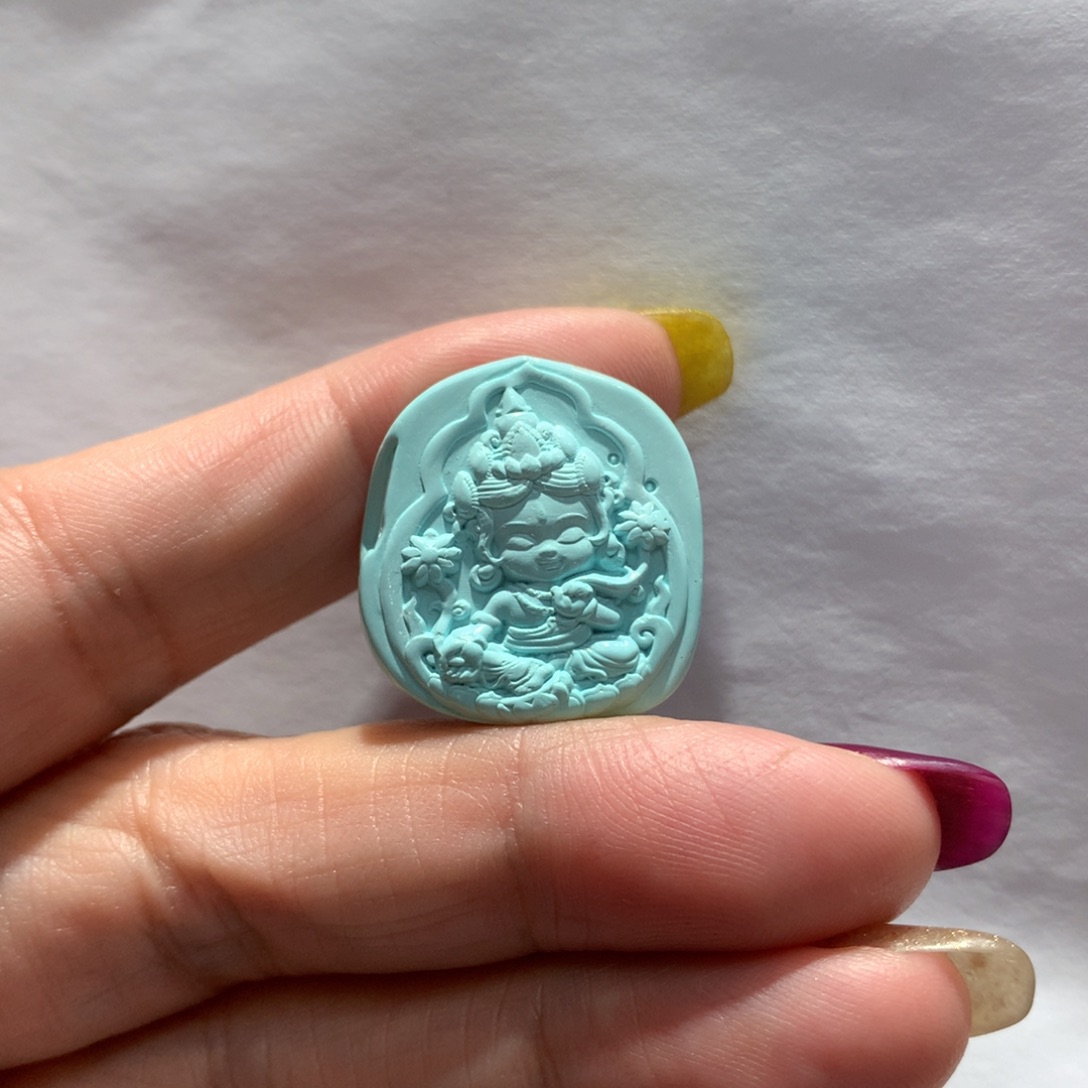 未镶嵌绿松石吊坠