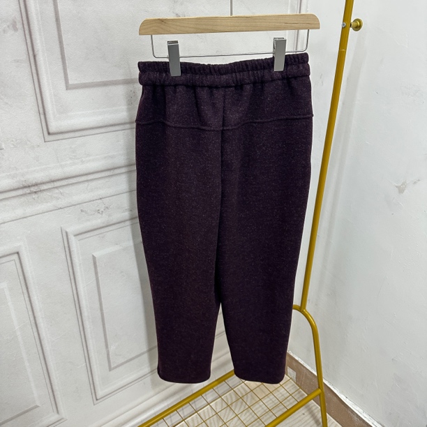 冬季哈伦羊毛呢裤