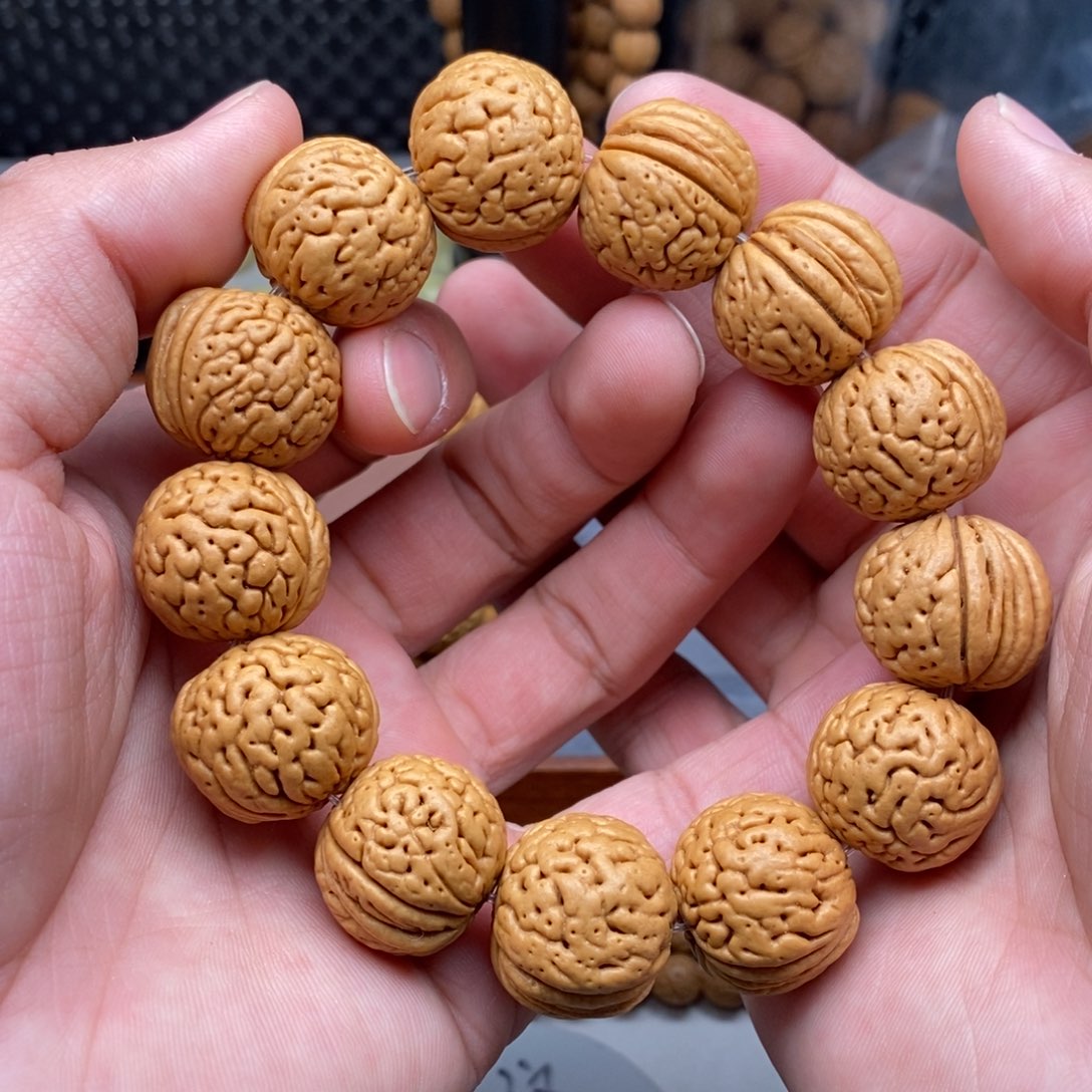 文玩核桃手串脑纹南瓜