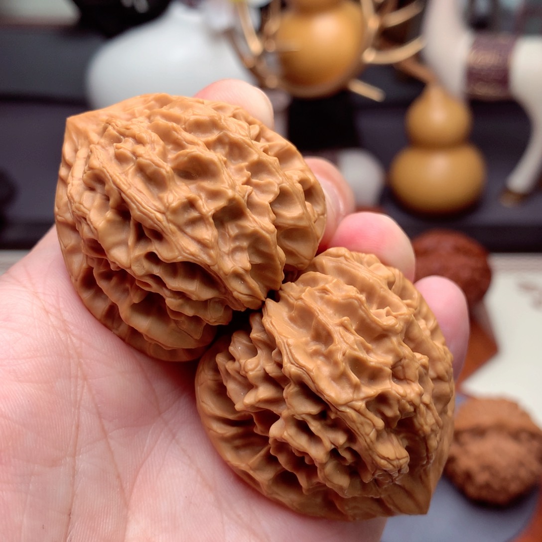 文玩核桃把件卡*龙门涧  1号