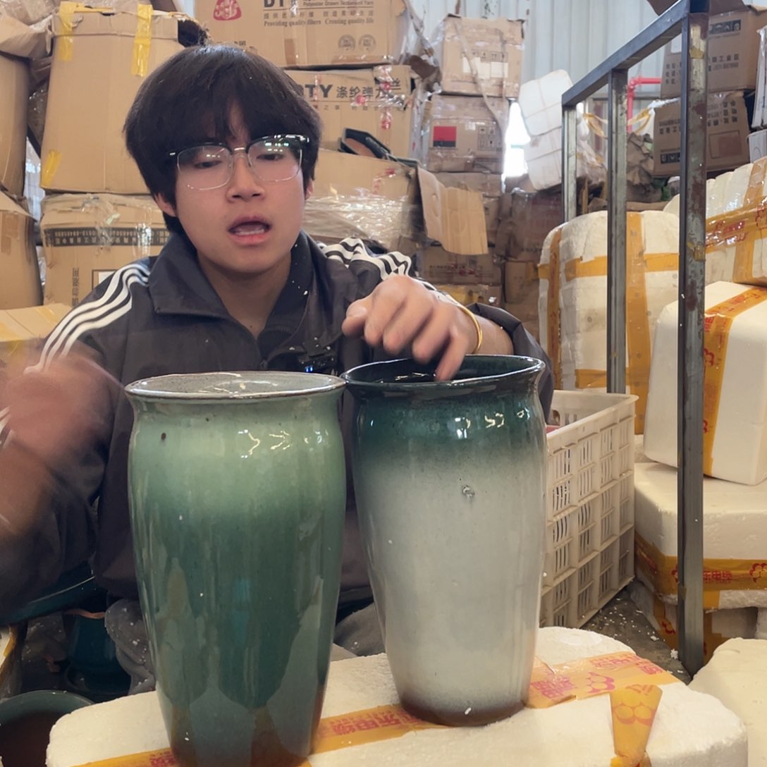 红陶宜兴紫砂花盆