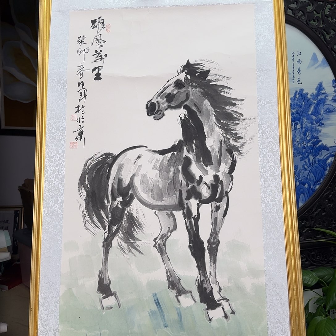 国画李同军作品雄风万里