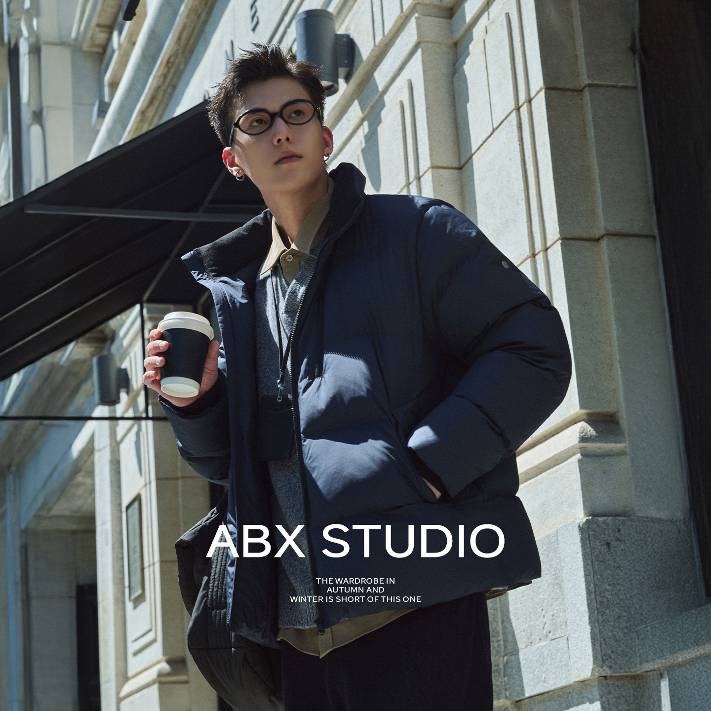 abx热气球系列 定制帝人密可柔面料三星90白鸭绒冬季羽绒服男外套