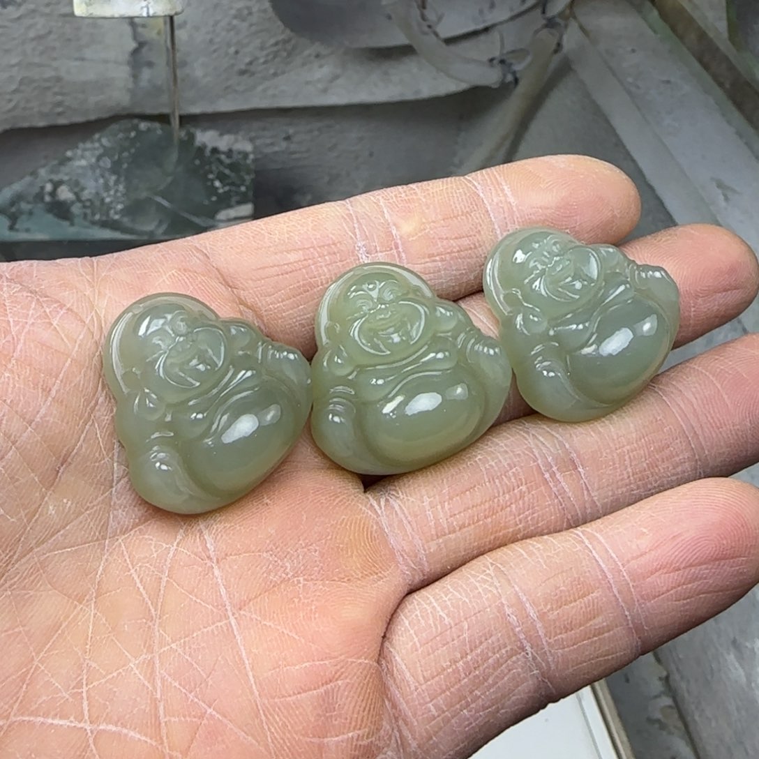 和田玉未镶嵌颈饰多样性拍一发一，30厚