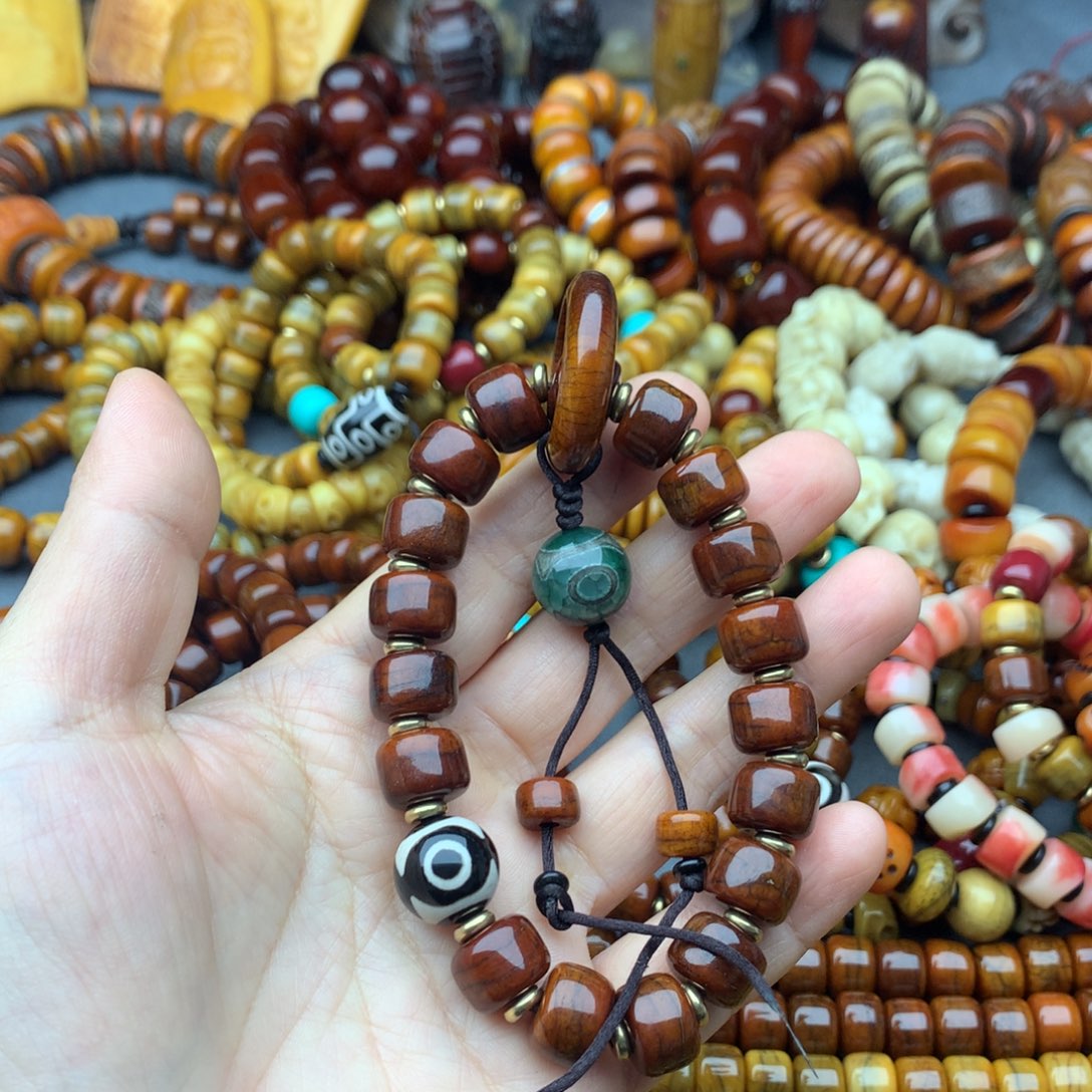 用***柔牛骨手串/手链牦牛骨手串