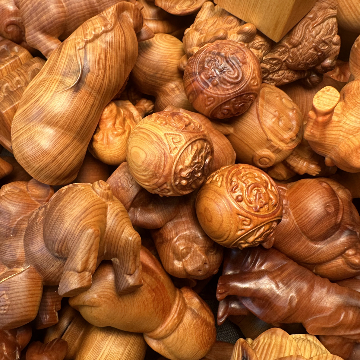 崖柏陈化老料玉华原木色微瑕处理直播间选品链接不退换介意勿拍