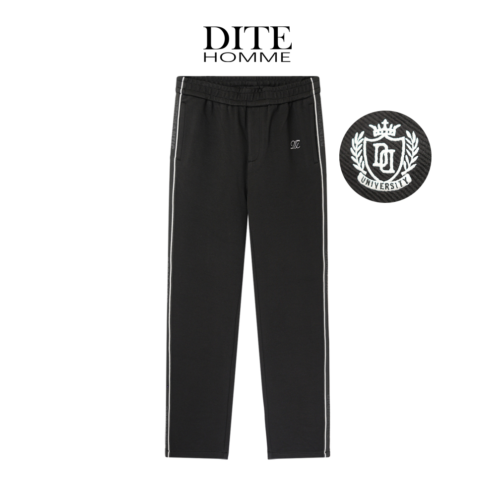 Dite迪特秋冬季男士新款休闲长裤运动针织舒适时尚百搭宽松休闲裤