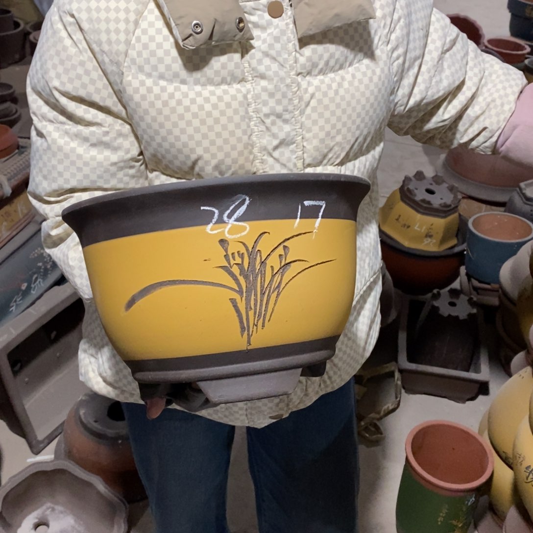 紫砂花盆紫砂花盆