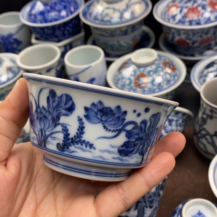 【闪购商品】景德镇青花主人杯