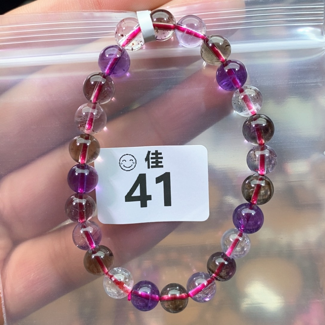 水晶手链未镶嵌多样性发一