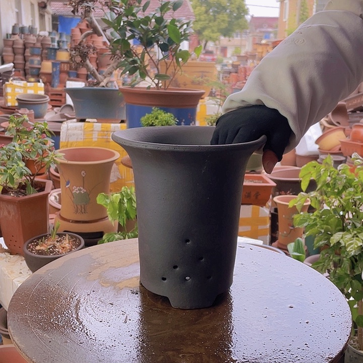 紫砂宜兴紫砂促销兰花盆21