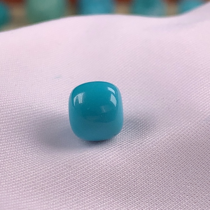 未镶嵌绿松石珠宝奇石8.3x7.4mm
