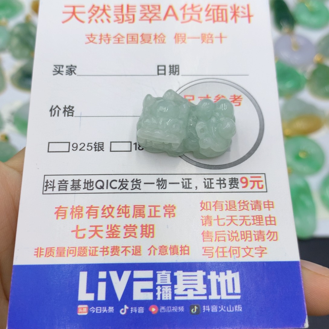 翡翠颈饰未镶嵌翡翠