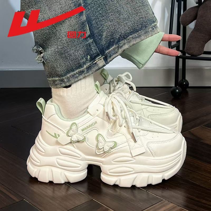 回力学生老爹鞋甜美风厚底女鞋2026春季新款厚底搭配阔腿裤的鞋子商品图