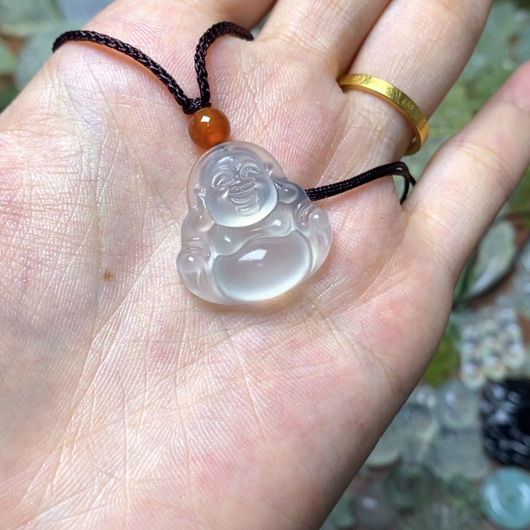 蛇纹石玉未镶嵌项链