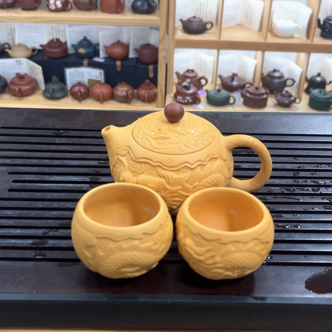 茶壶紫砂紫砂壶一壶2杯