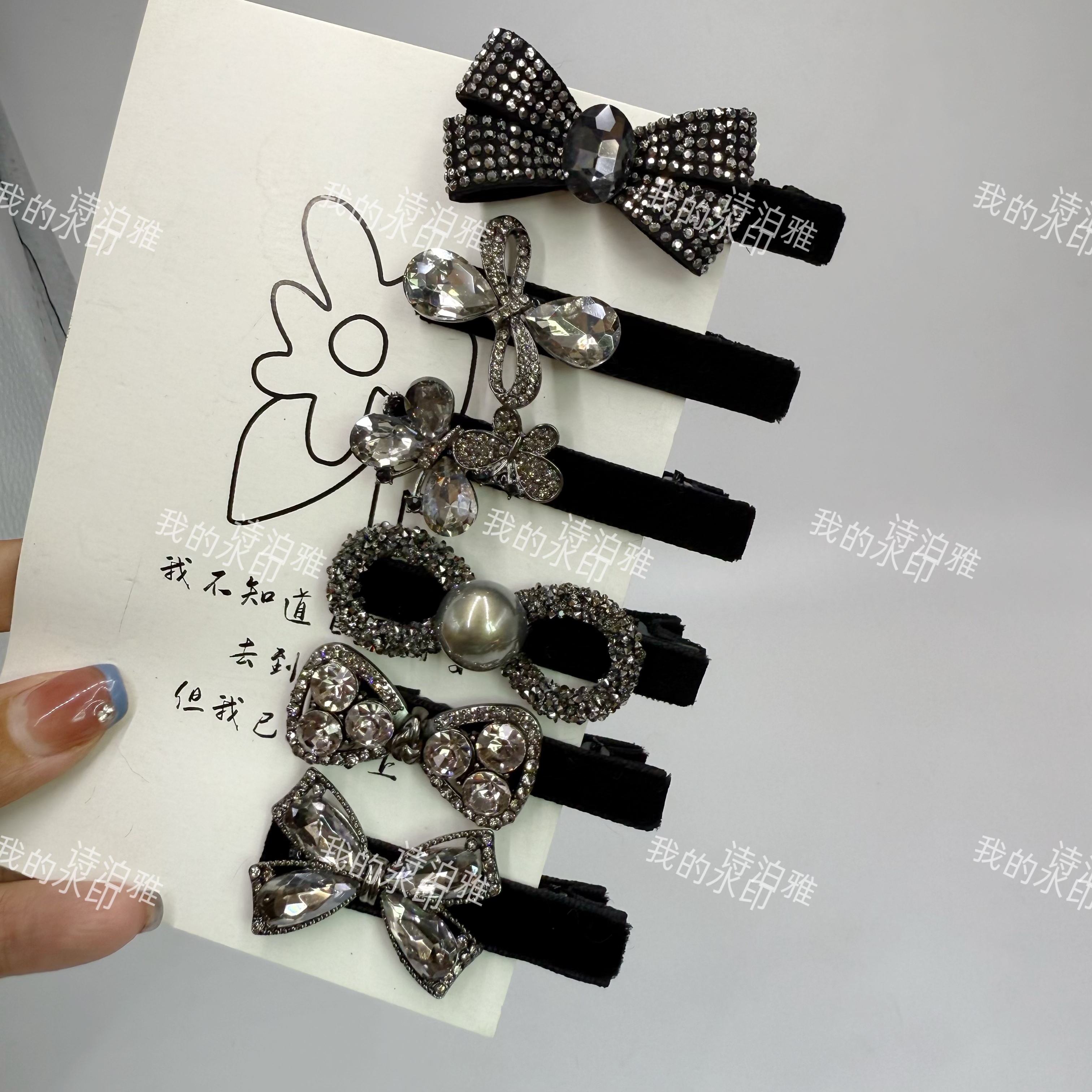 发夹原创设计鸭嘴夹发卡边夹复古网红气质女瑞丽风