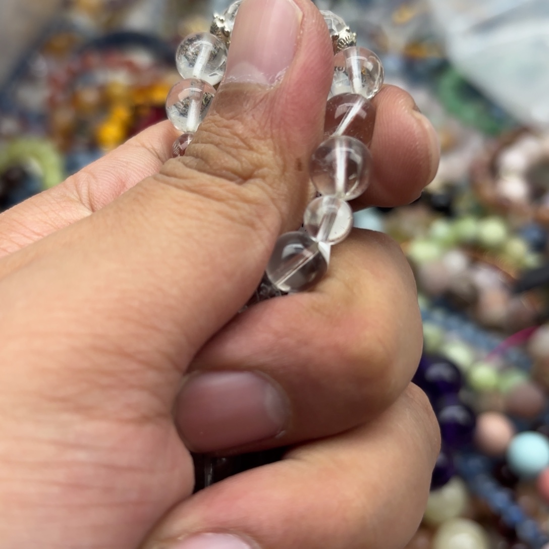 银S925镶嵌水晶手链