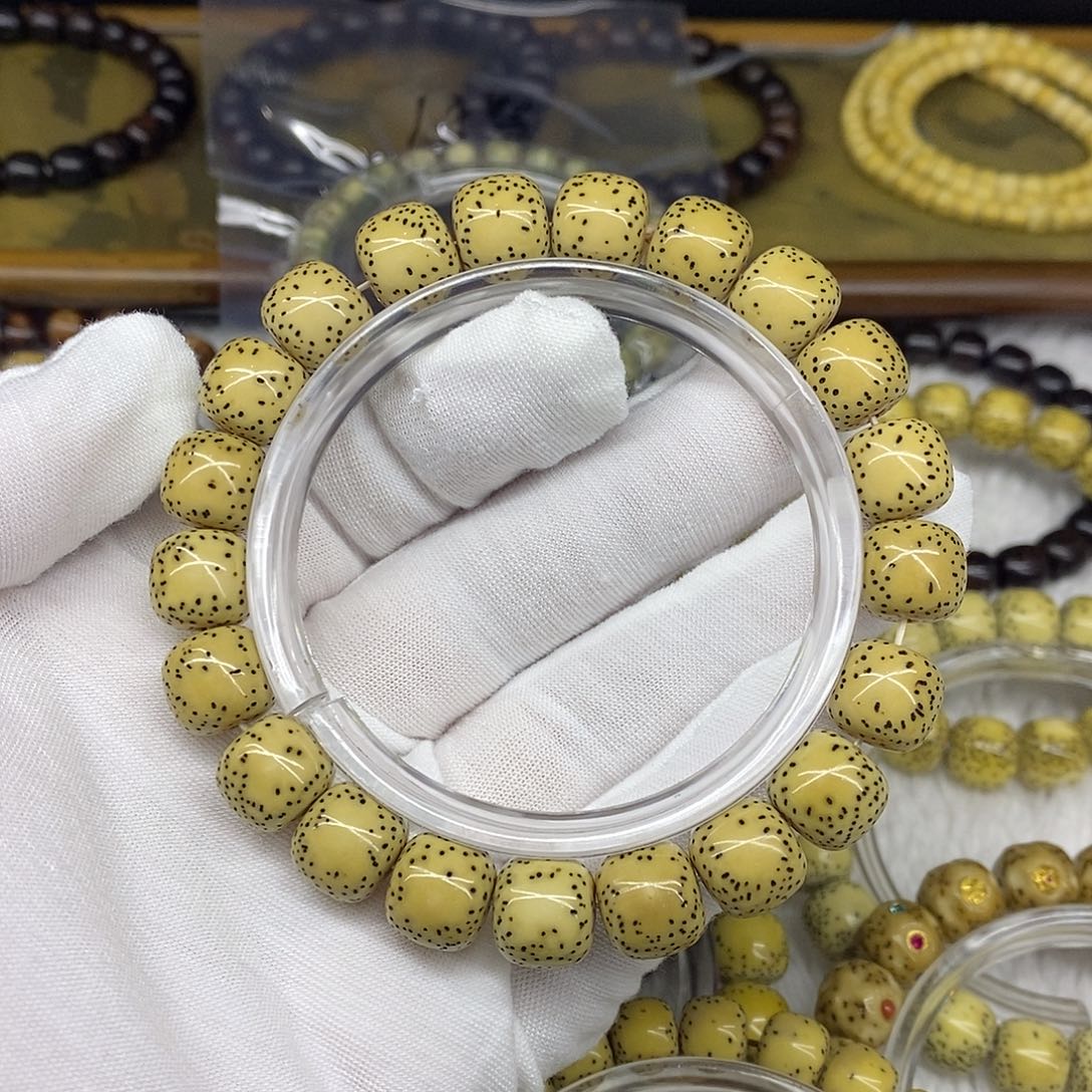 星月菩提手串11双留白月朗星稀特价