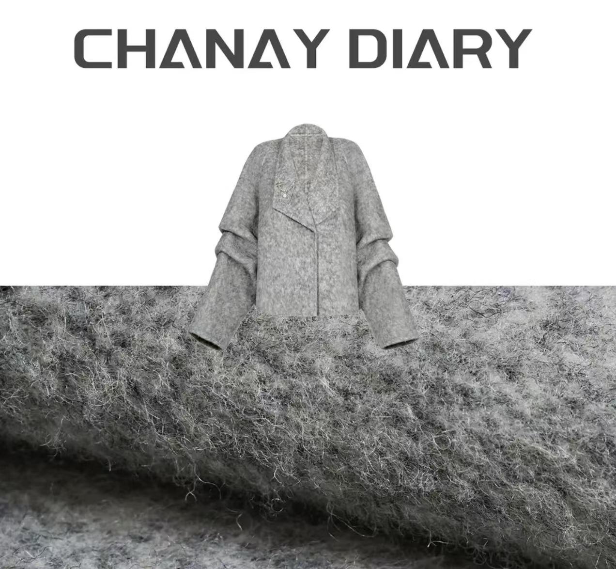 原创设计师款8008时尚短款双面大衣