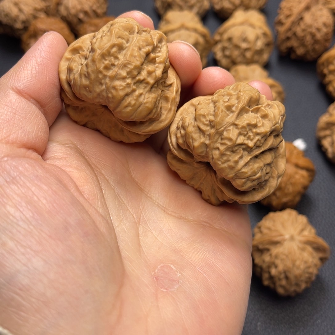 桃核把件40全品 蛤蟆头。 孟