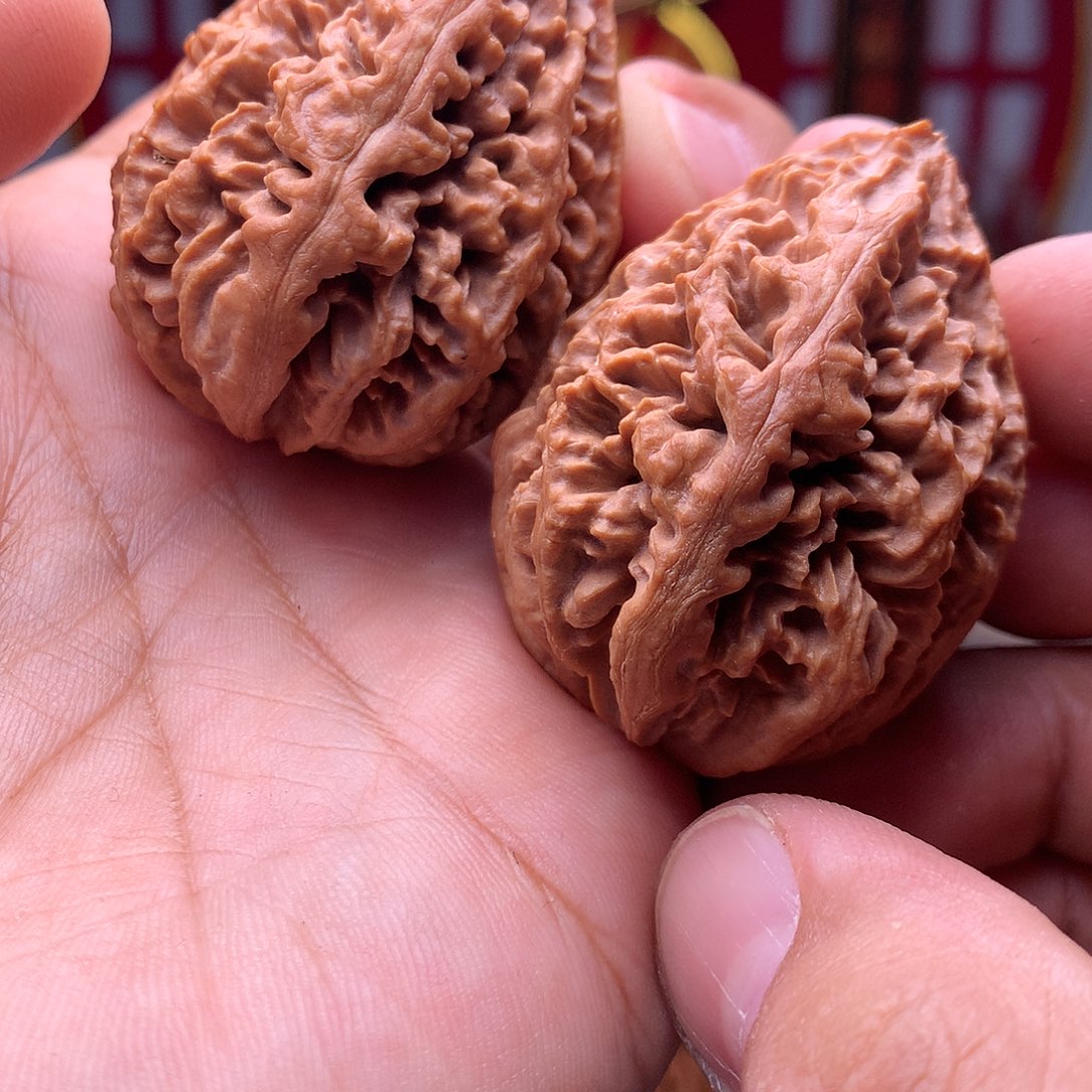 文玩核桃把件K****g东北楸子文玩核桃