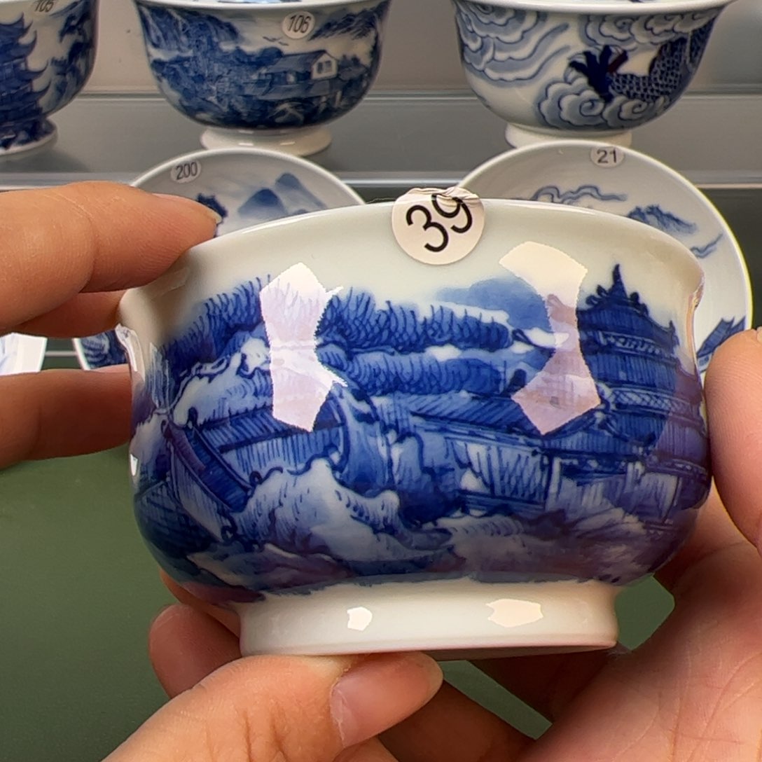 杯木木景德镇纯手绘茶具39