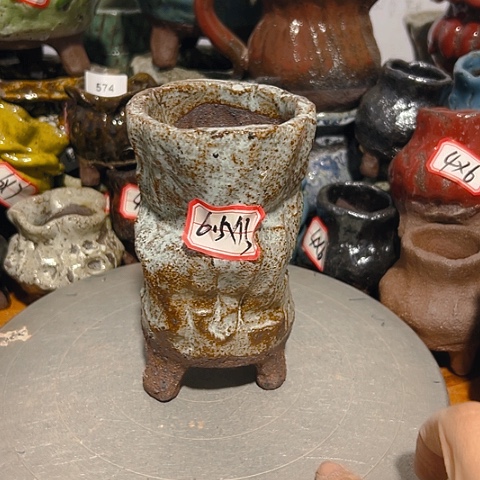 粗陶花盆手工花盆制作