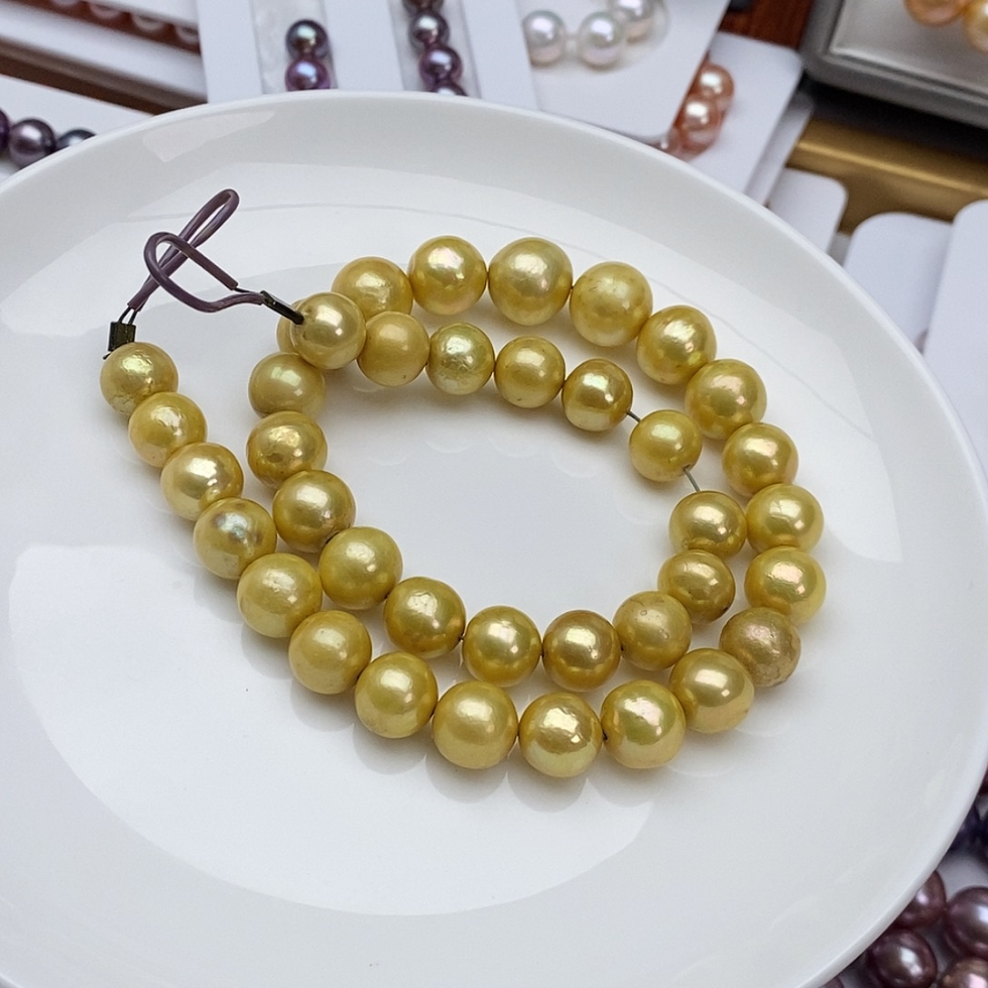 淡水珍珠合金颈饰
