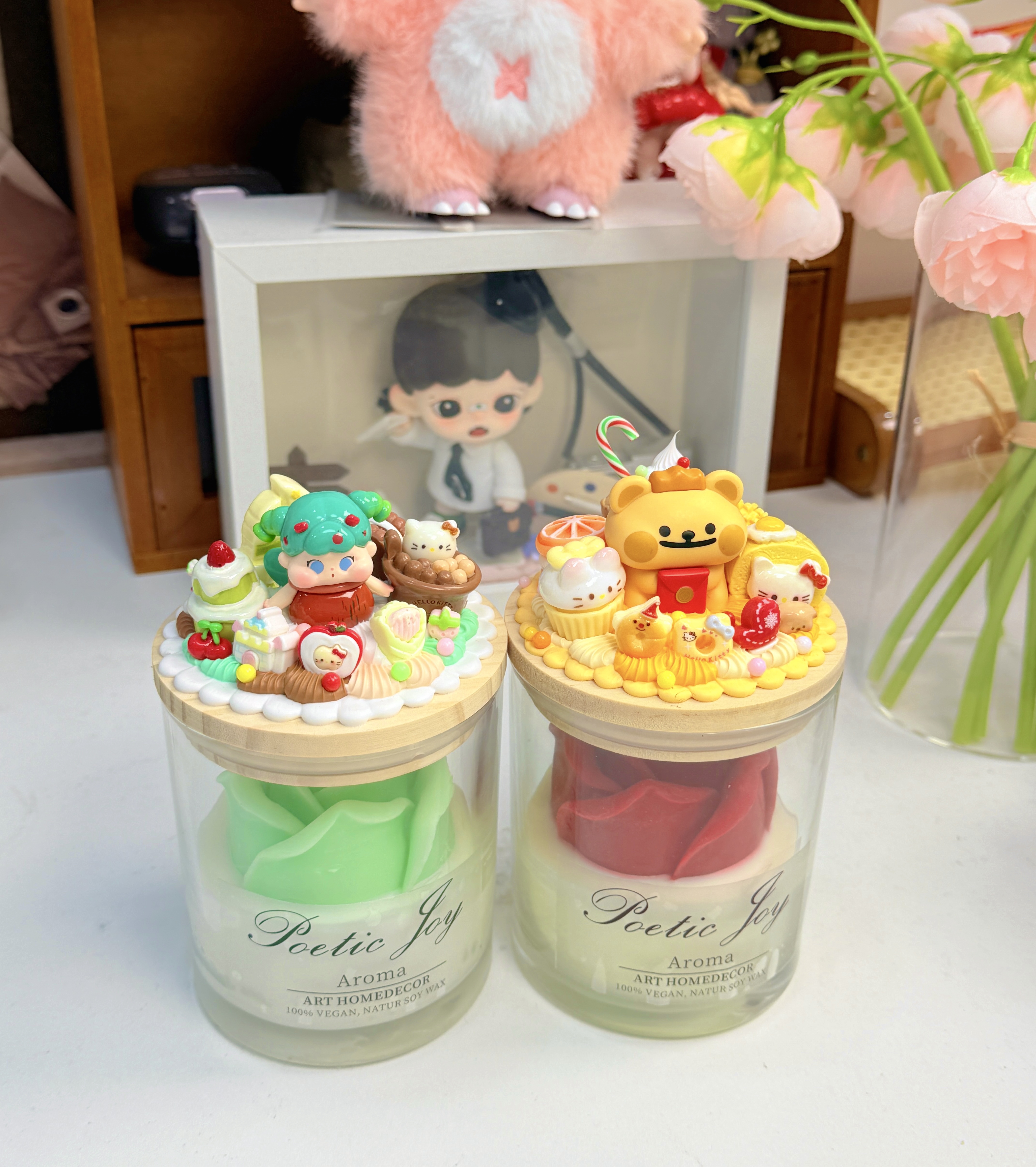 【香薰蜡烛（中）】创意手工DIY奶油胶 默认微瑕 介意慎拍 （预售）