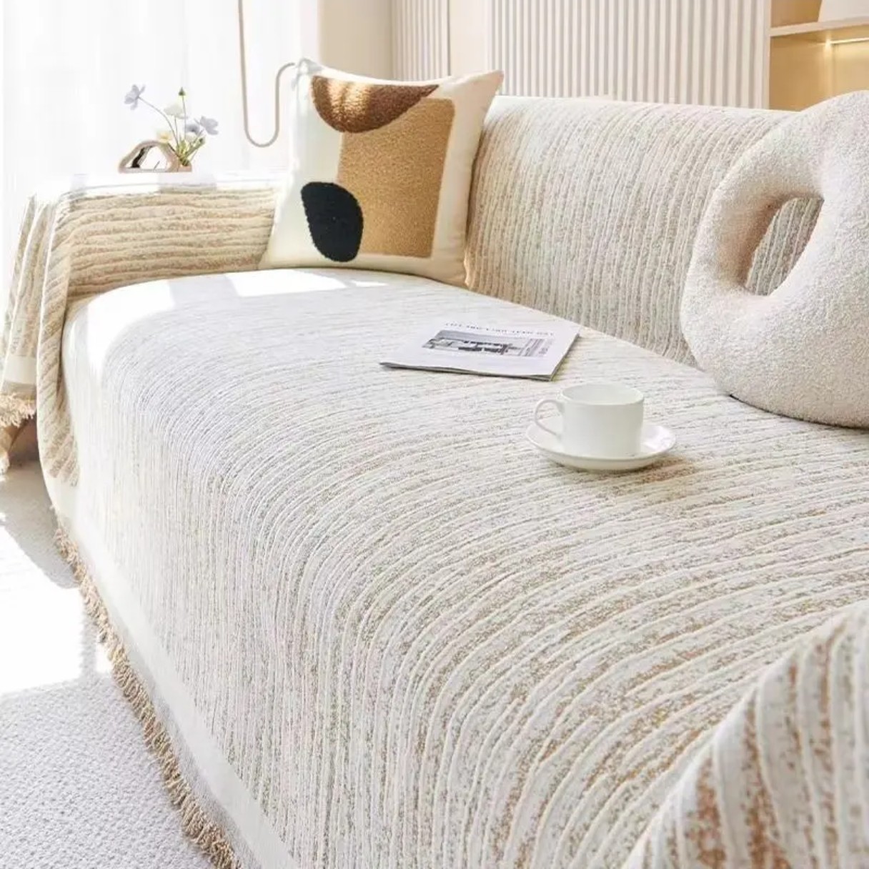 简约防滑沙发巾一片式全盖沙发垫盖布