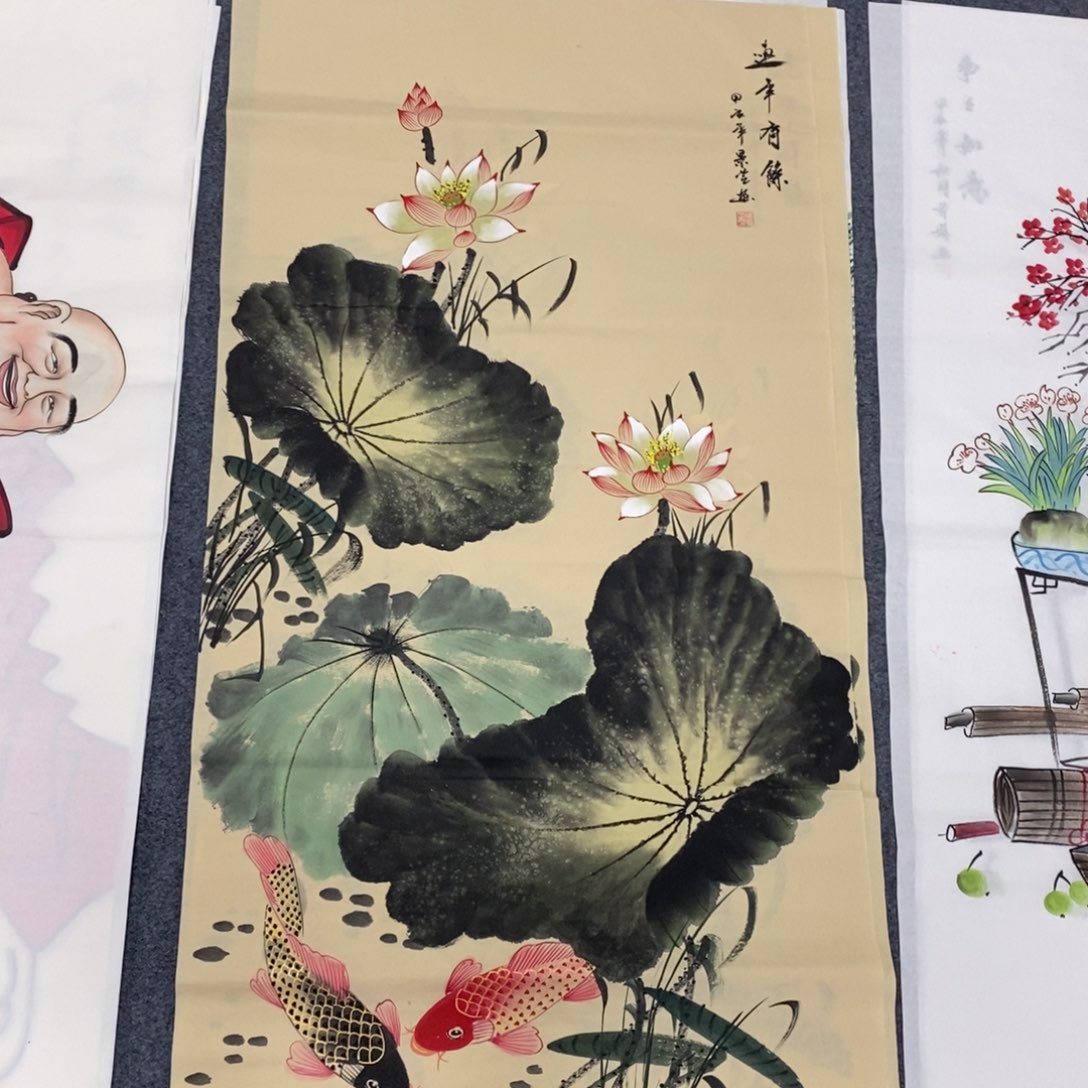 国画尺寸140✖️70四尺手绘画画画