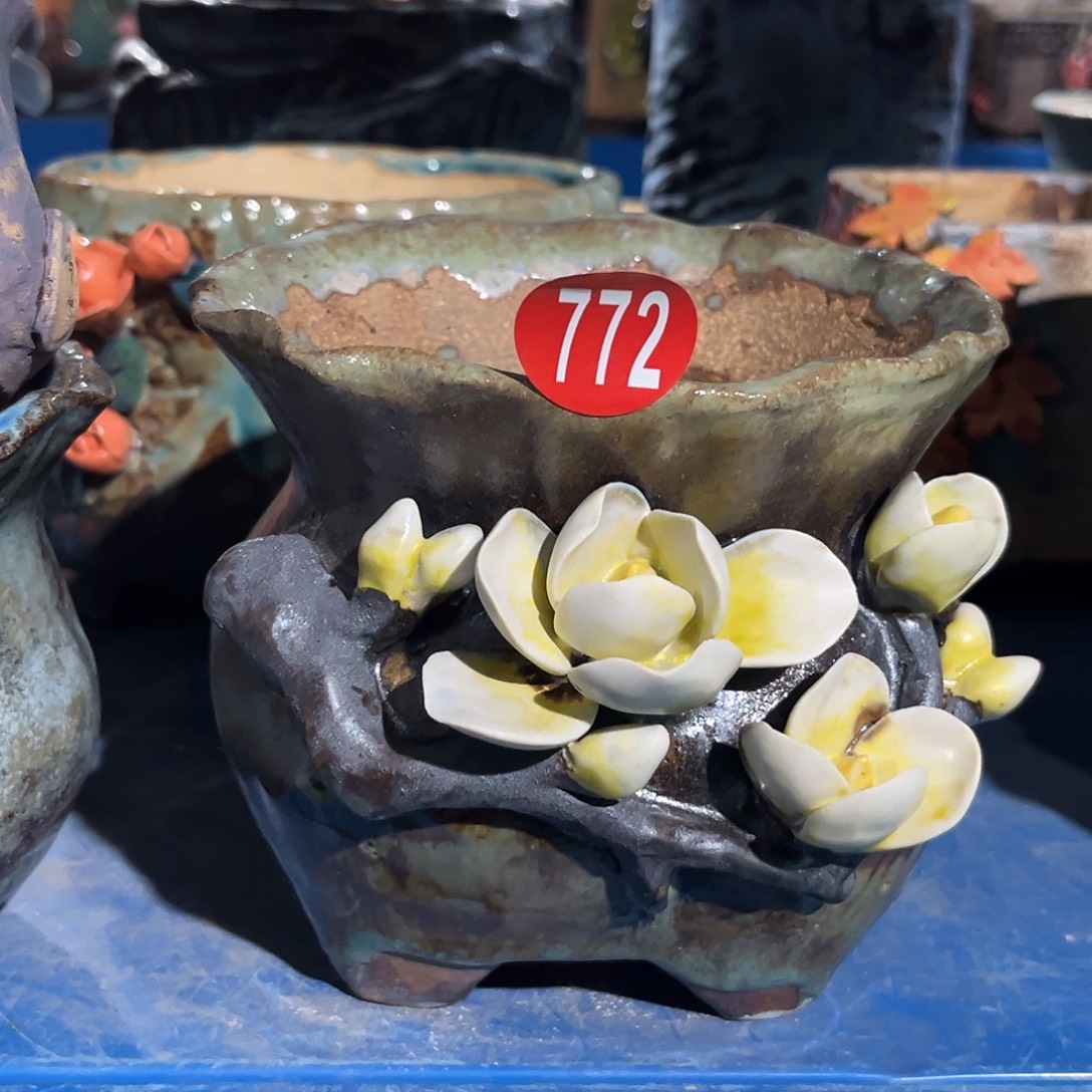 772 号陶然花器多肉植物手工花盆