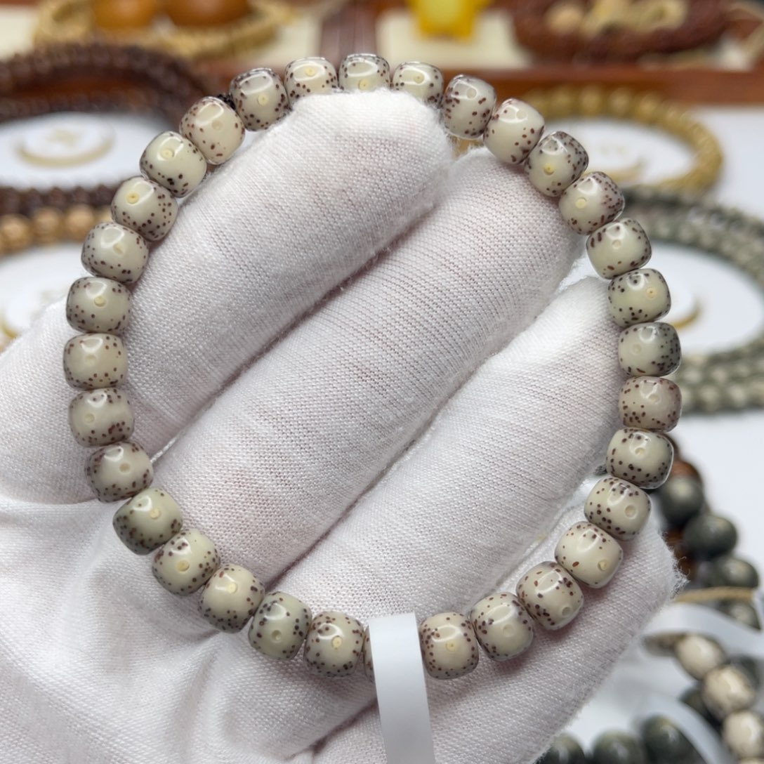 星月菩提手串7/6叠戴小精品半壁月通体