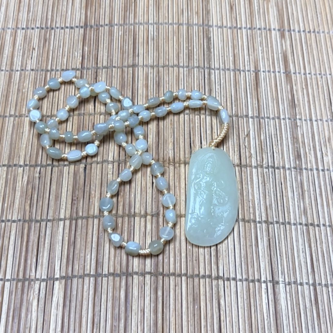 未镶嵌和田玉挂件半***8