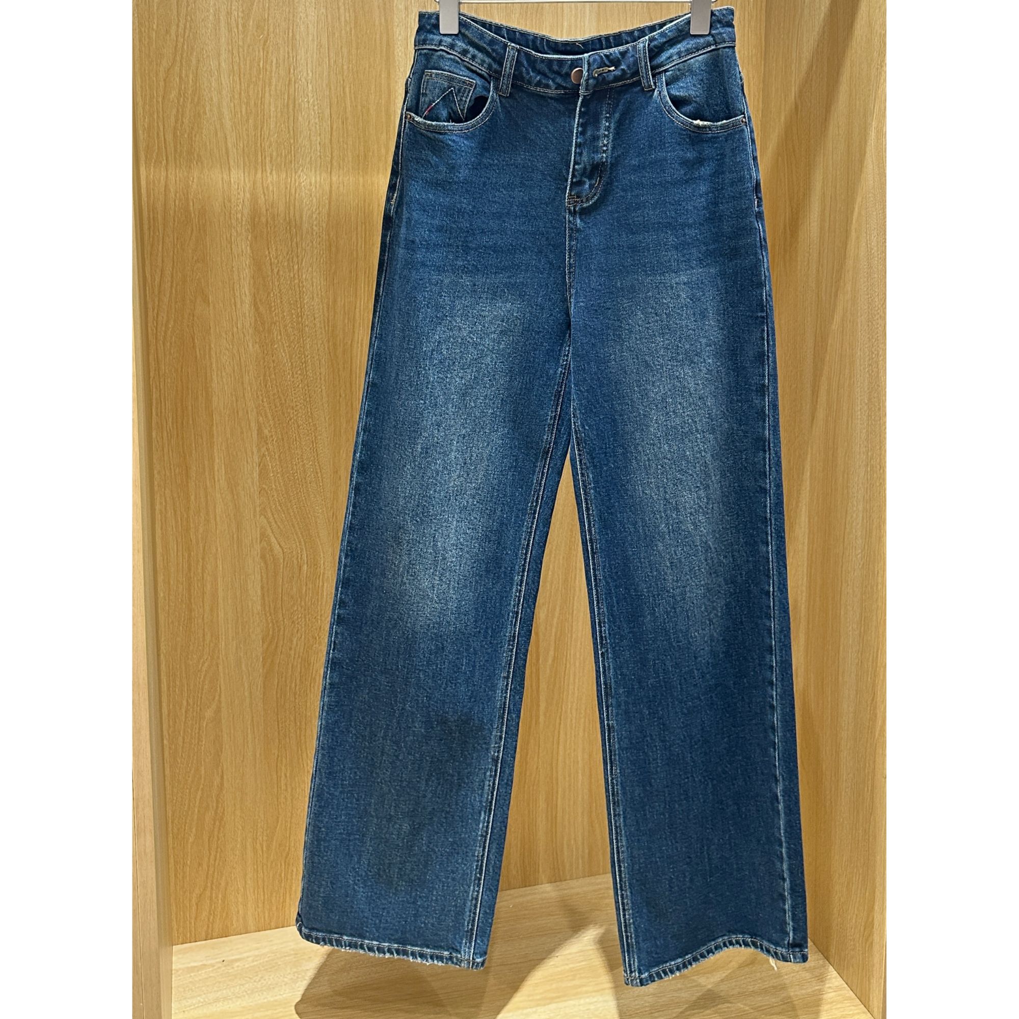 水洗牛仔裤时尚长裤春秋复古