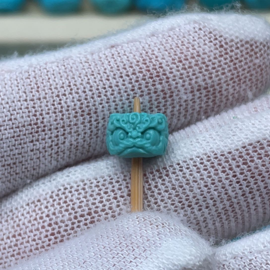 绿松石挂件未镶嵌9✖️6.2mm