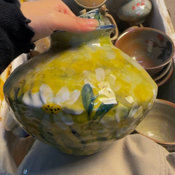 瓷片景德镇陶瓷手工手绘